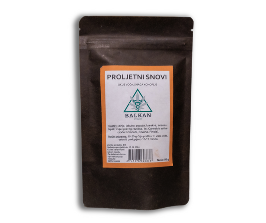 Proljetni Snovi – voćni čaj – opore note – 50/100g