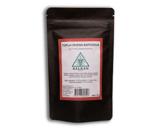 Topla Crvena Rapsodija – voćni čaj – rapsodija okusa – 50/100g