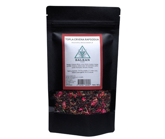Topla Crvena Rapsodija – voćni čaj – rapsodija okusa – 50/100g