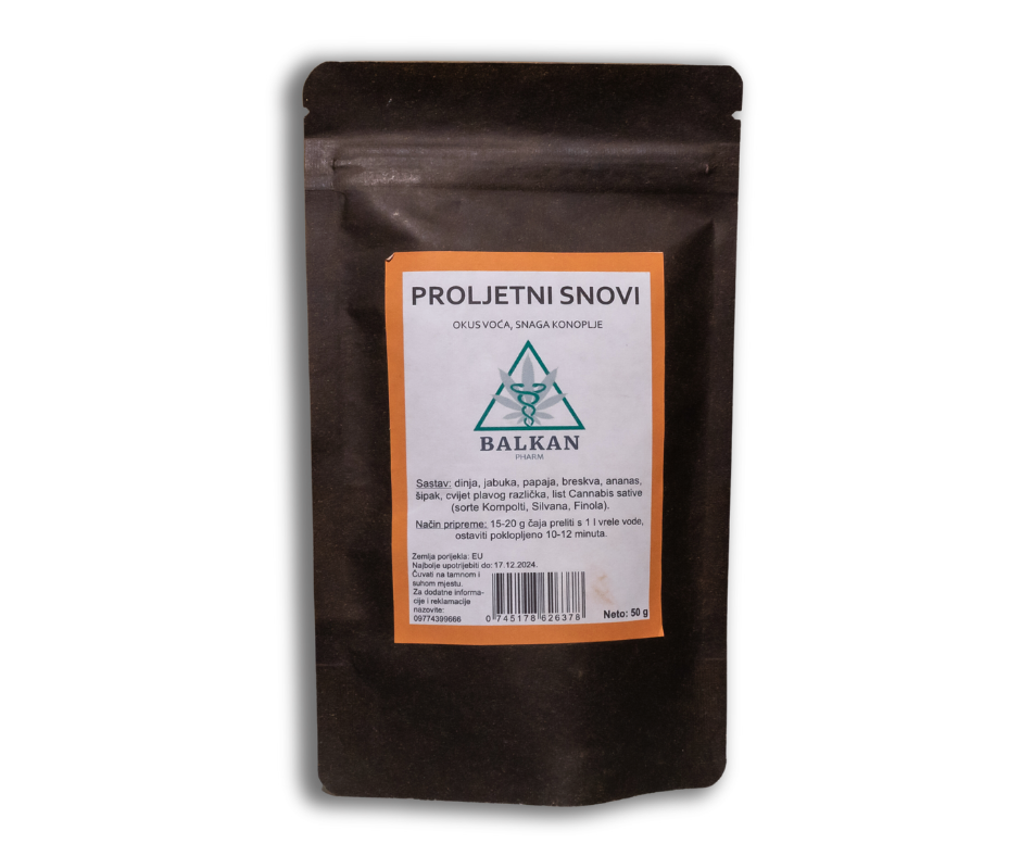 Proljetni Snovi – voćni čaj – opore note – 50/100g