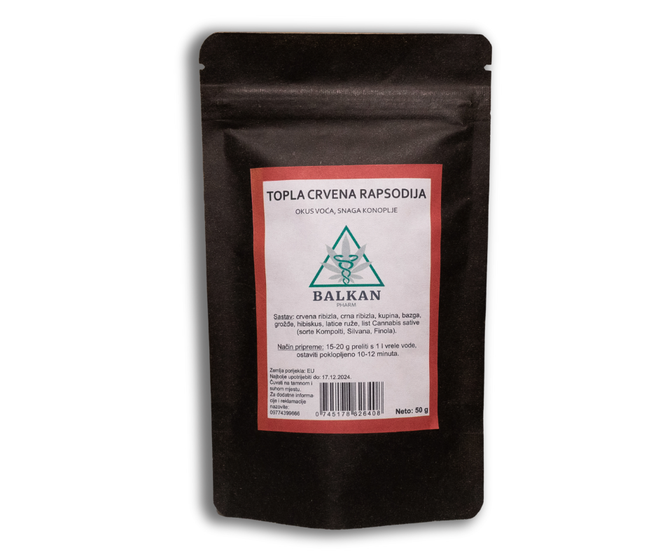 Topla Crvena Rapsodija – voćni čaj – rapsodija okusa – 50/100g