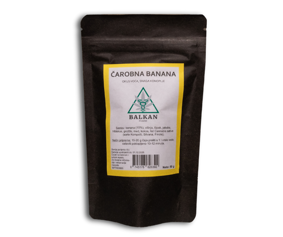 Čarobna Banana – voćni čaj – slatka aroma – 50/100g