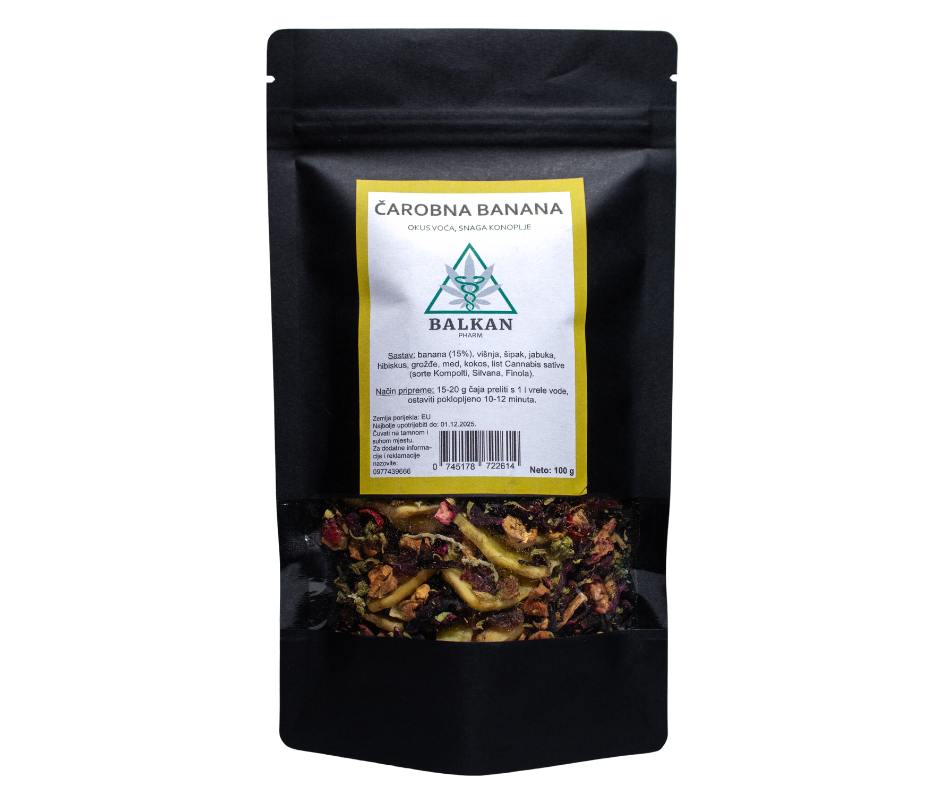 Čarobna Banana – voćni čaj – slatka aroma – 50/100g